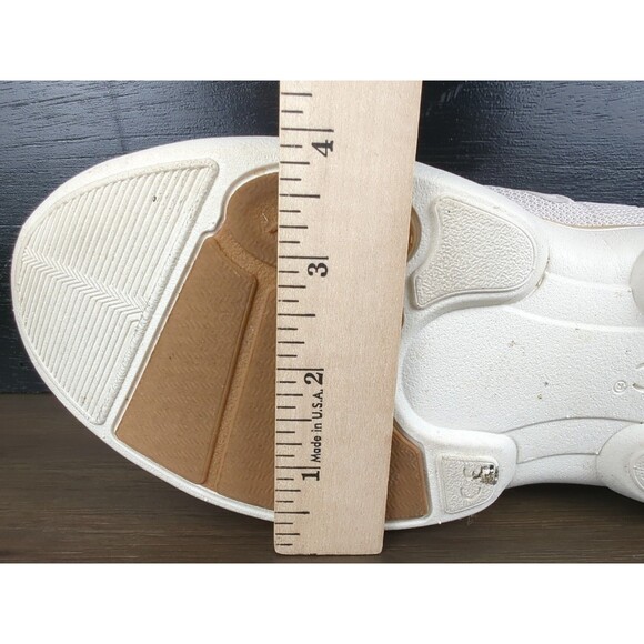 Vionic Shoes 8 Leyo Sneakers Cream Reflective Walking Casual Lightweight - Picture 11 of 12